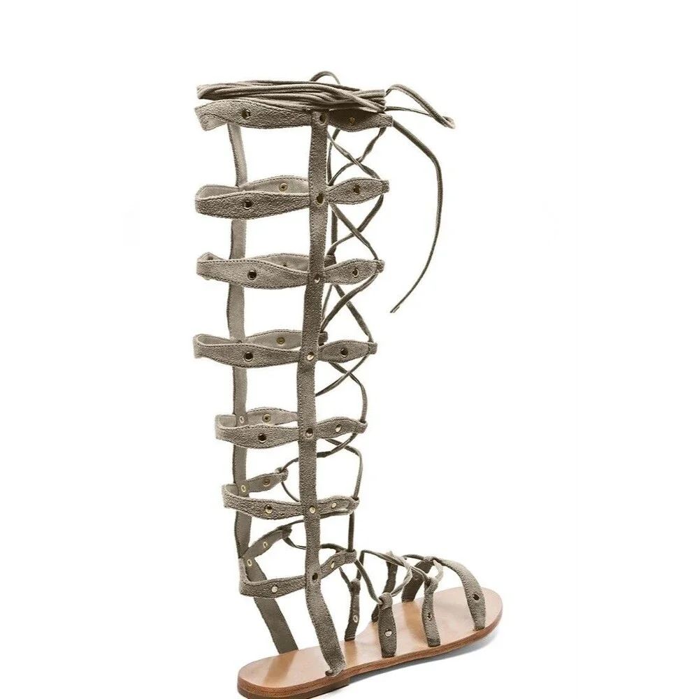 NWOB RAYE Shanna Gladiator Suede Sandals